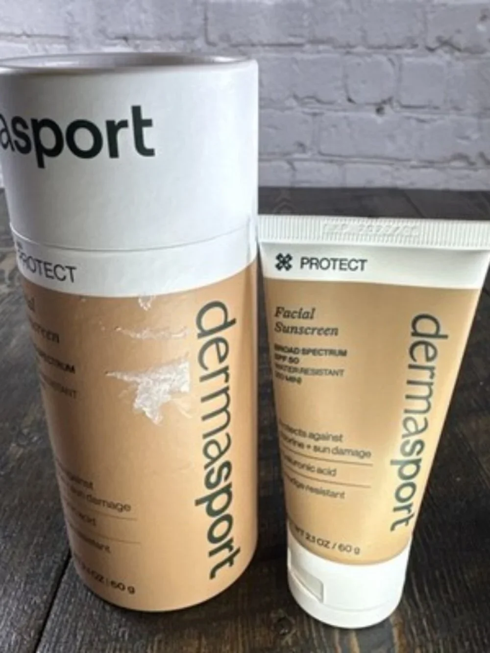 Dermasport SPF 50 Facial Sunscreen Lotion Broad Spectrum 80 Min Water Resistant